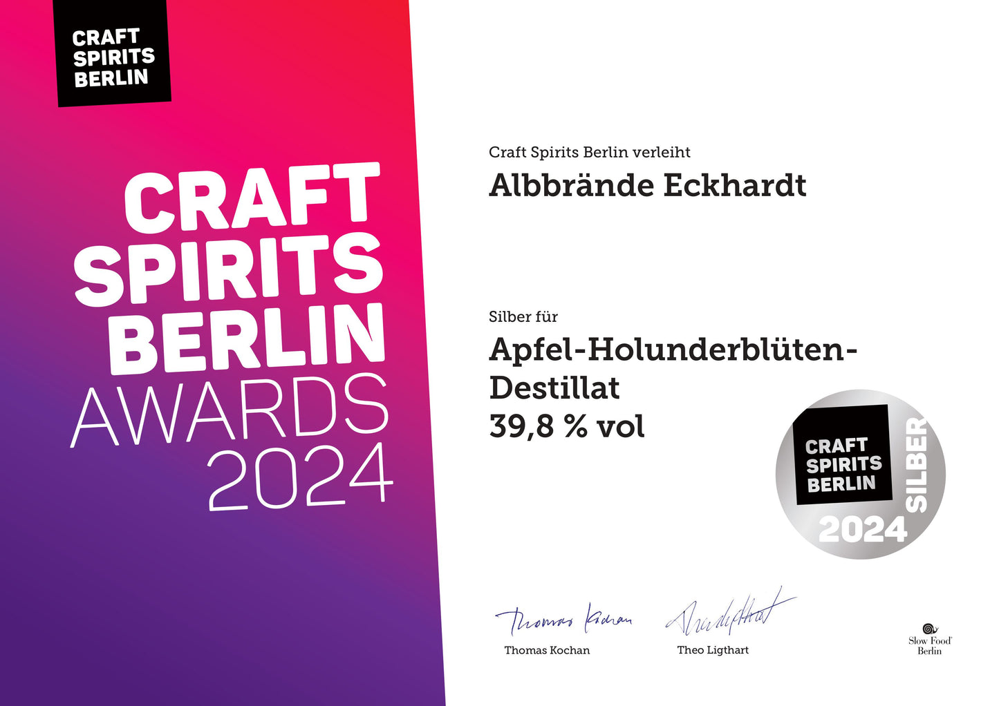 Apfel-Holunderblütenbrand